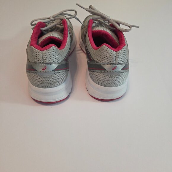 ASICS Women’s Running Shoes – Silver Gray & Pink – Size 8.5 - Like New - Picture 4 of 7